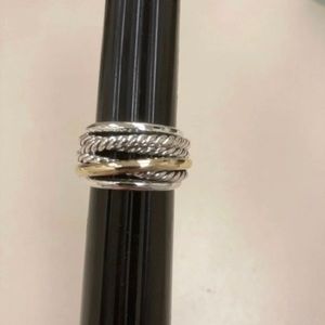 David Yurman Crossover Two Tone Ring